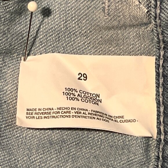 🏷️ Rachel Roy Ladd Boyfriend Carpenter Mid Rise Stone Washed Ripped Jeans Small - Picture 15 of 16